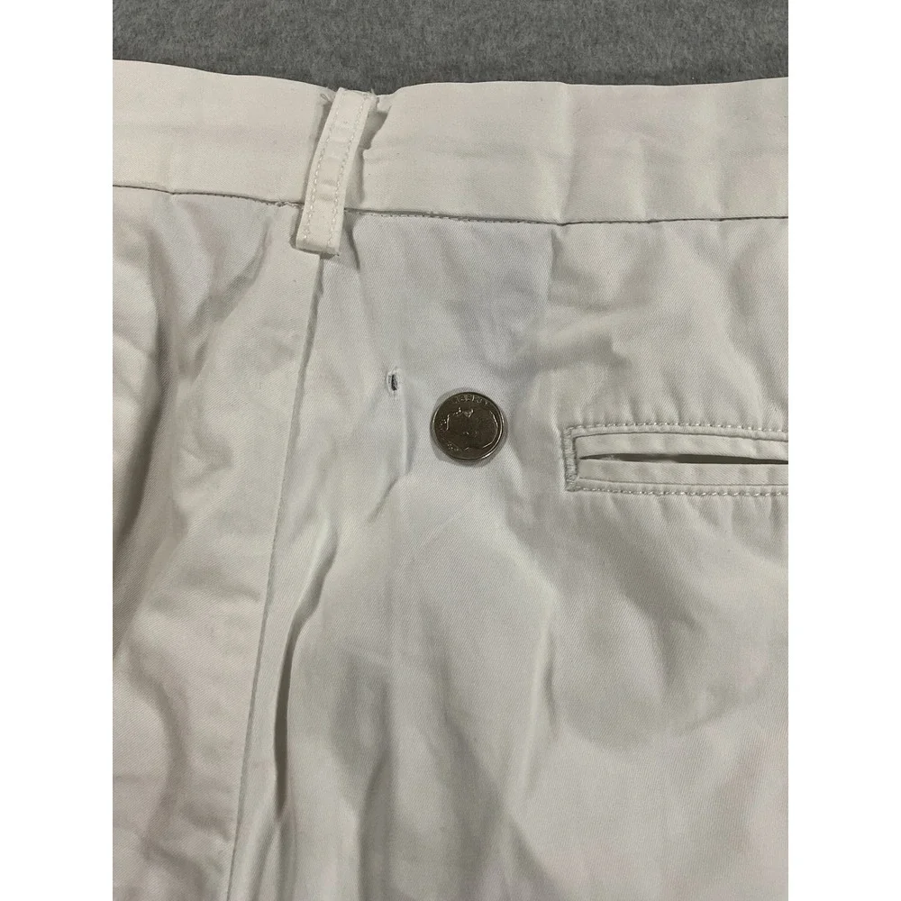 Polo Ralph Lauren Classic Fit Chino Shorts Mens 32 White Cotton 9 Inseam 2413